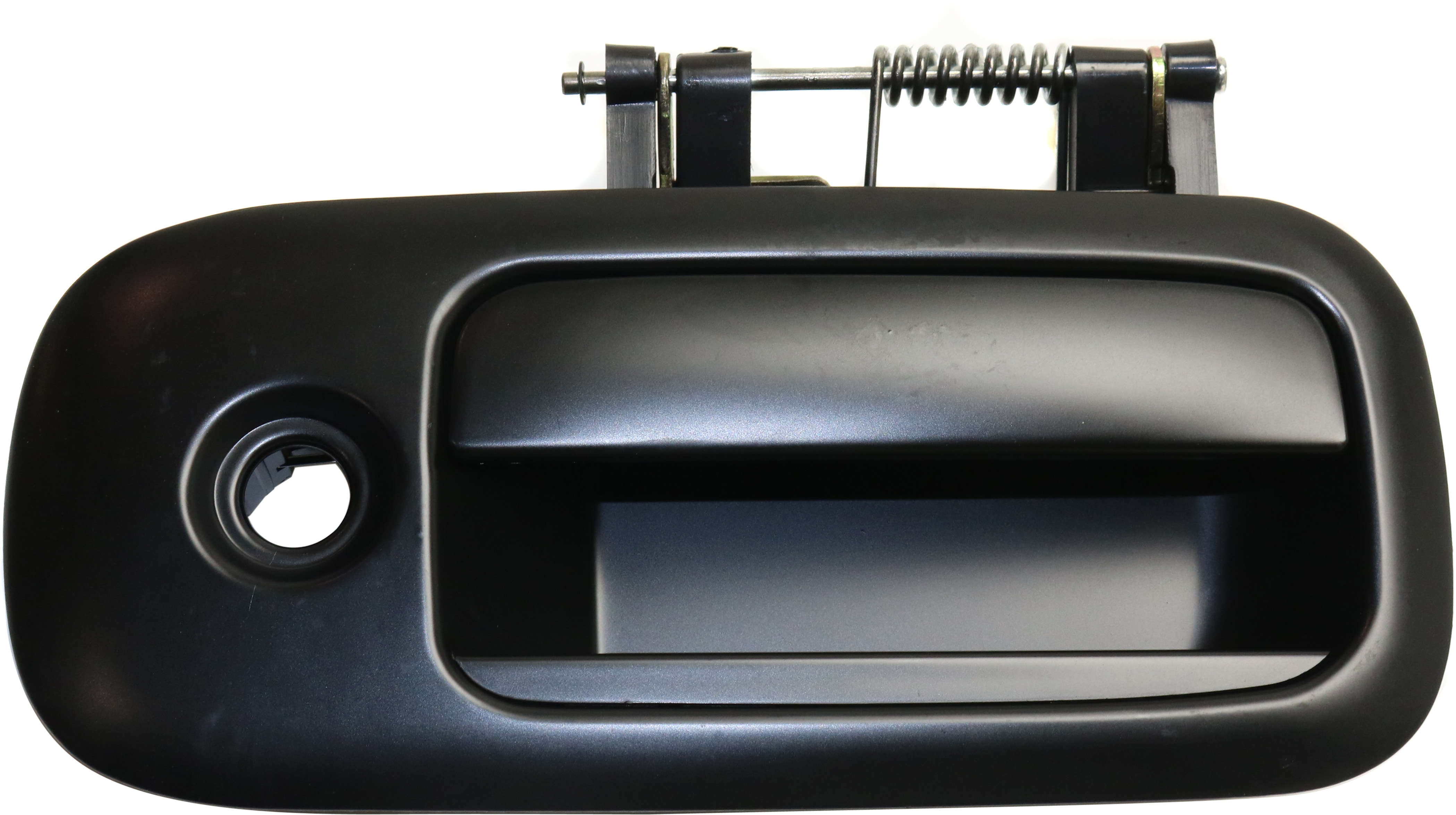AM EXPRESS SAVANA VAN 10-23 REAR EXTERIOR DOOR HANDLE RH Side Sliding Door Smooth Black w Keyhole SKU REPC495302 Partslink GM1513112 OEM 84084710 PFM