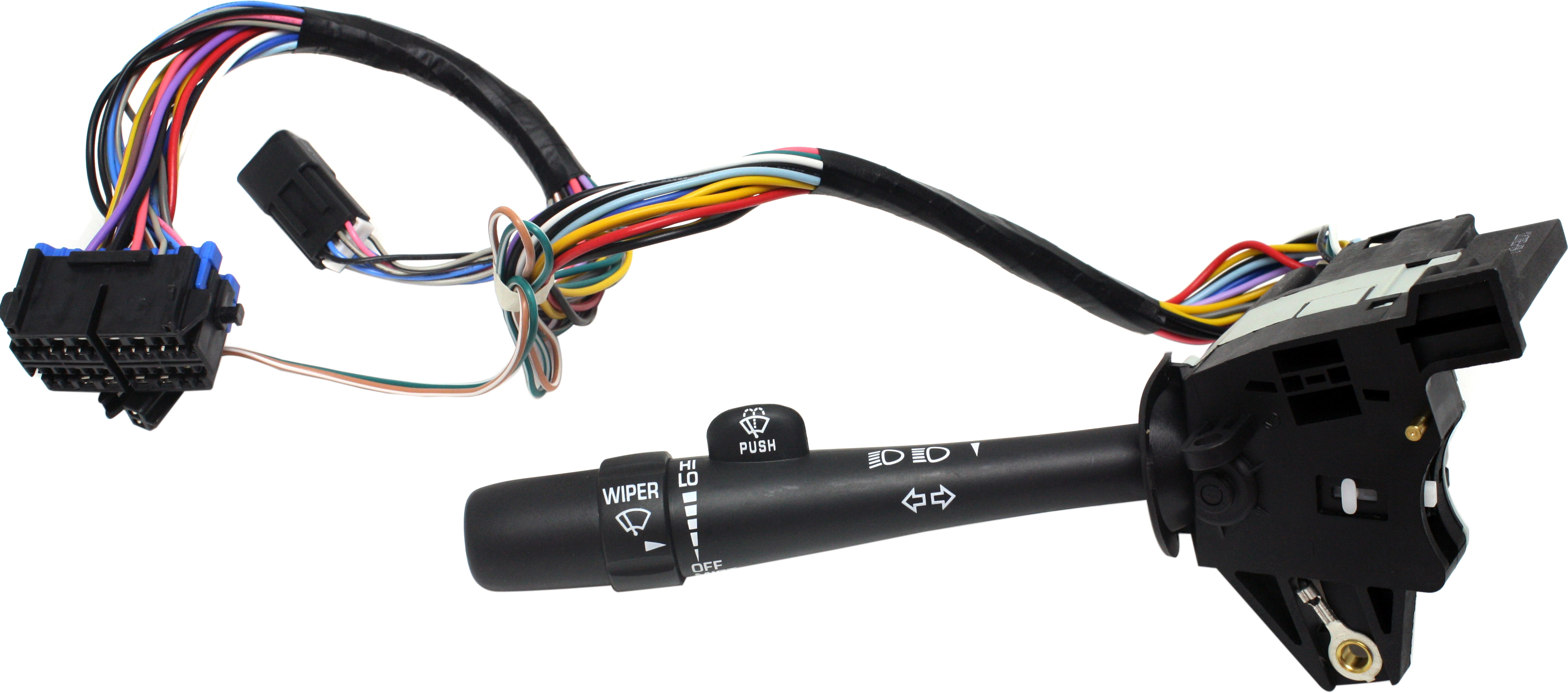 AM IMPALA 00-05 TURN SIGNAL SWITCH 26+8+2 Female and Male Blade Type Terminals 3 Connectors SKU REPC504310