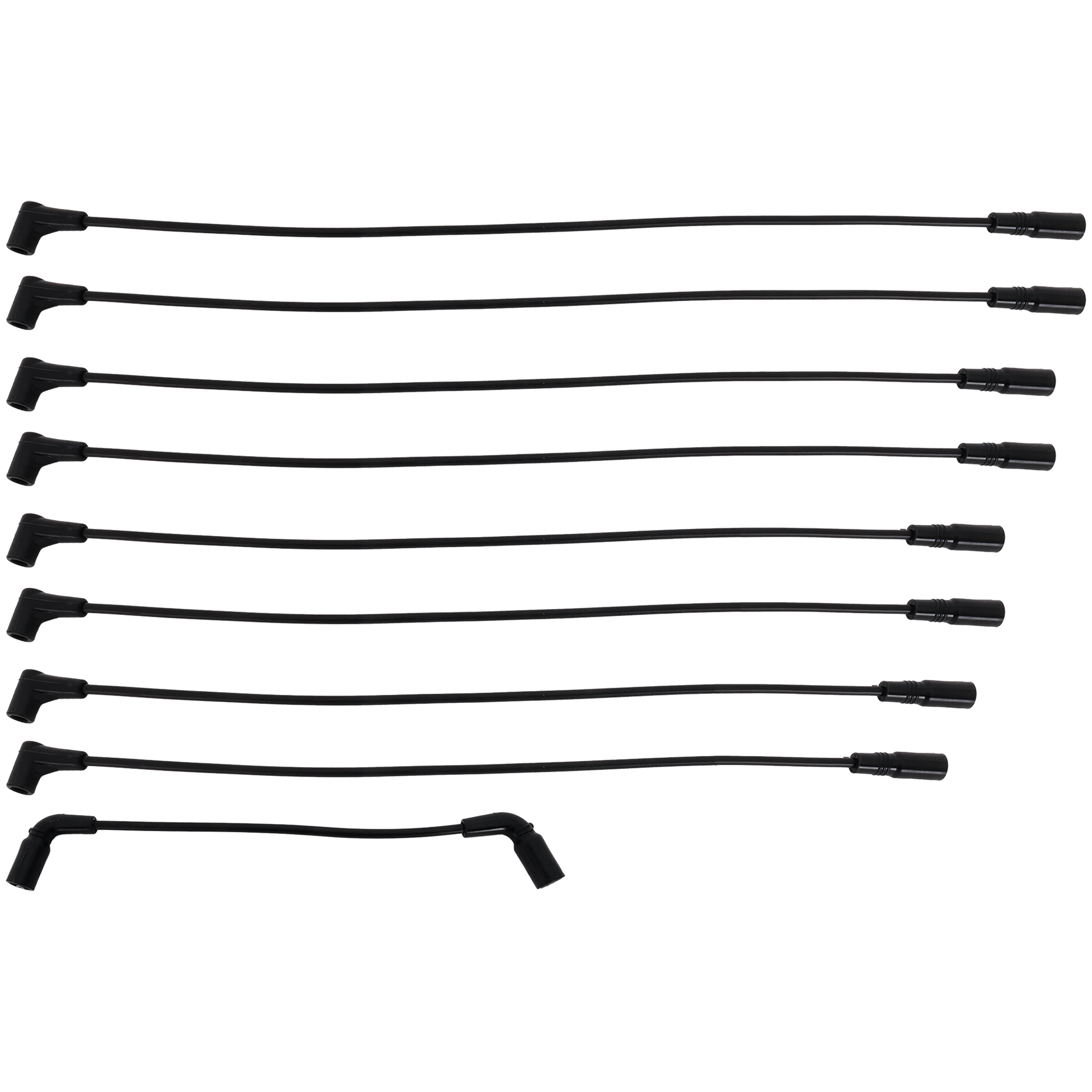 AM C K FULL SIZE PICKUP 96-00 SPARK PLUG WIRE Set of 9 SKU REPC504802 OEM 12192364