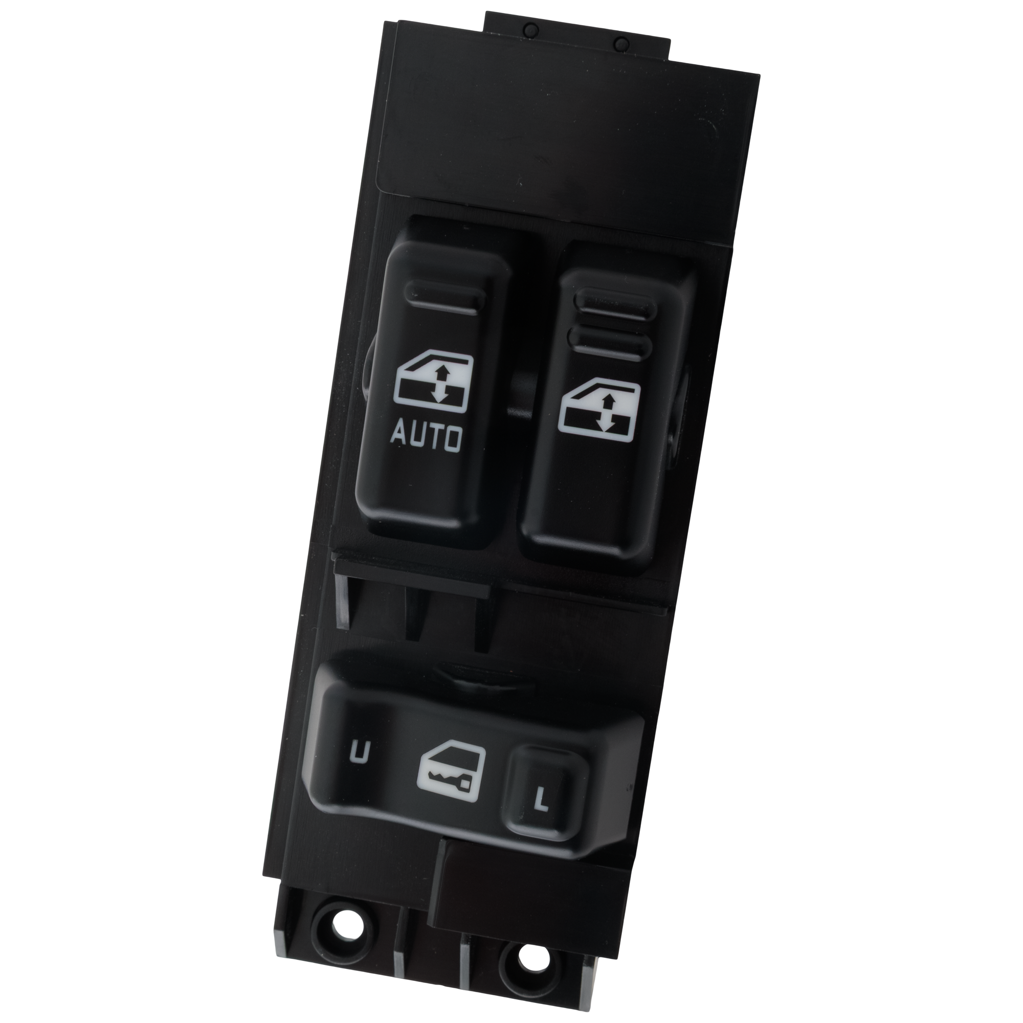 AM SILVERADO SIERRA 01-02 WINDOW SWITCH Front LH Black 3 Button 24 Blade Terminals SKU REPC505214 OEM 9503-87112-660016-901118-53482