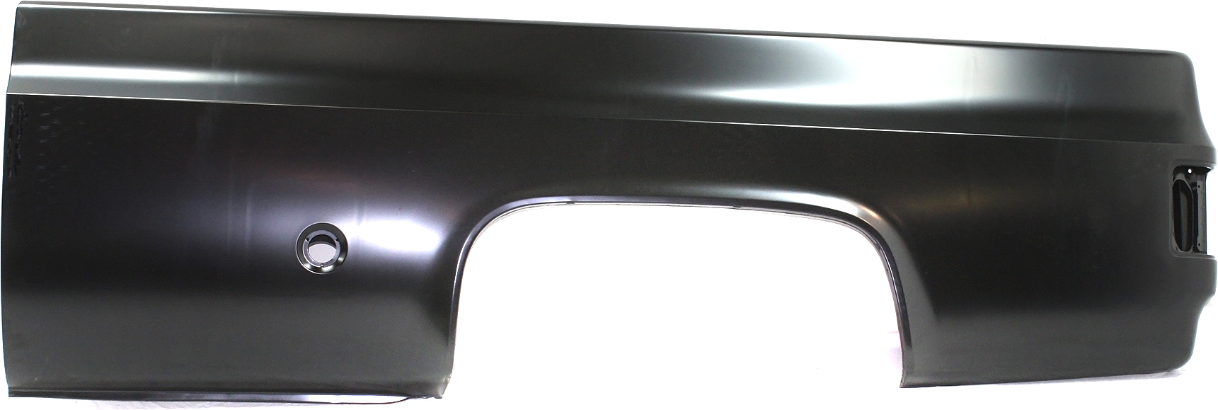 AM C K FULL SIZE P U 78-78 REAR FENDER LH Box Side Fleetside 8 ft. Bed w Auxillary Fuel Tank Single Rear Wheels SKU REPC552124 Partslink GM1756110 OEM 458007