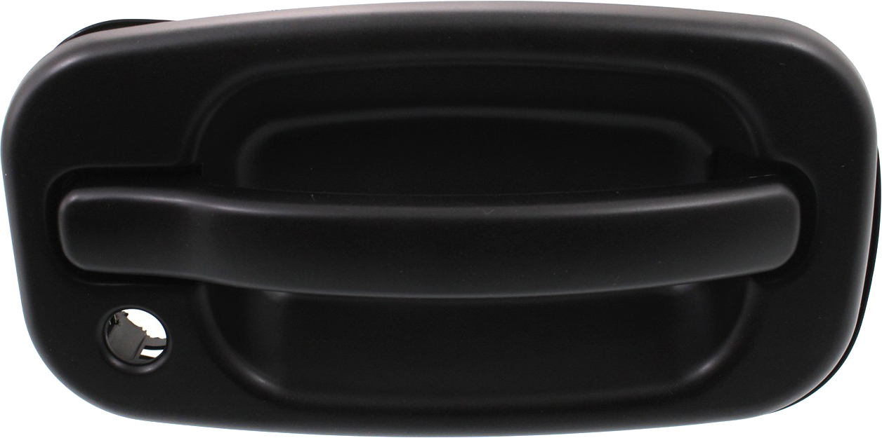 AM TAHOE YUKON 00-06 REAR EXTERIOR DOOR HANDLE Back Door Smooth Black Split Type Door SKU REPC580724 Partslink RDH010005 OEM 15195206