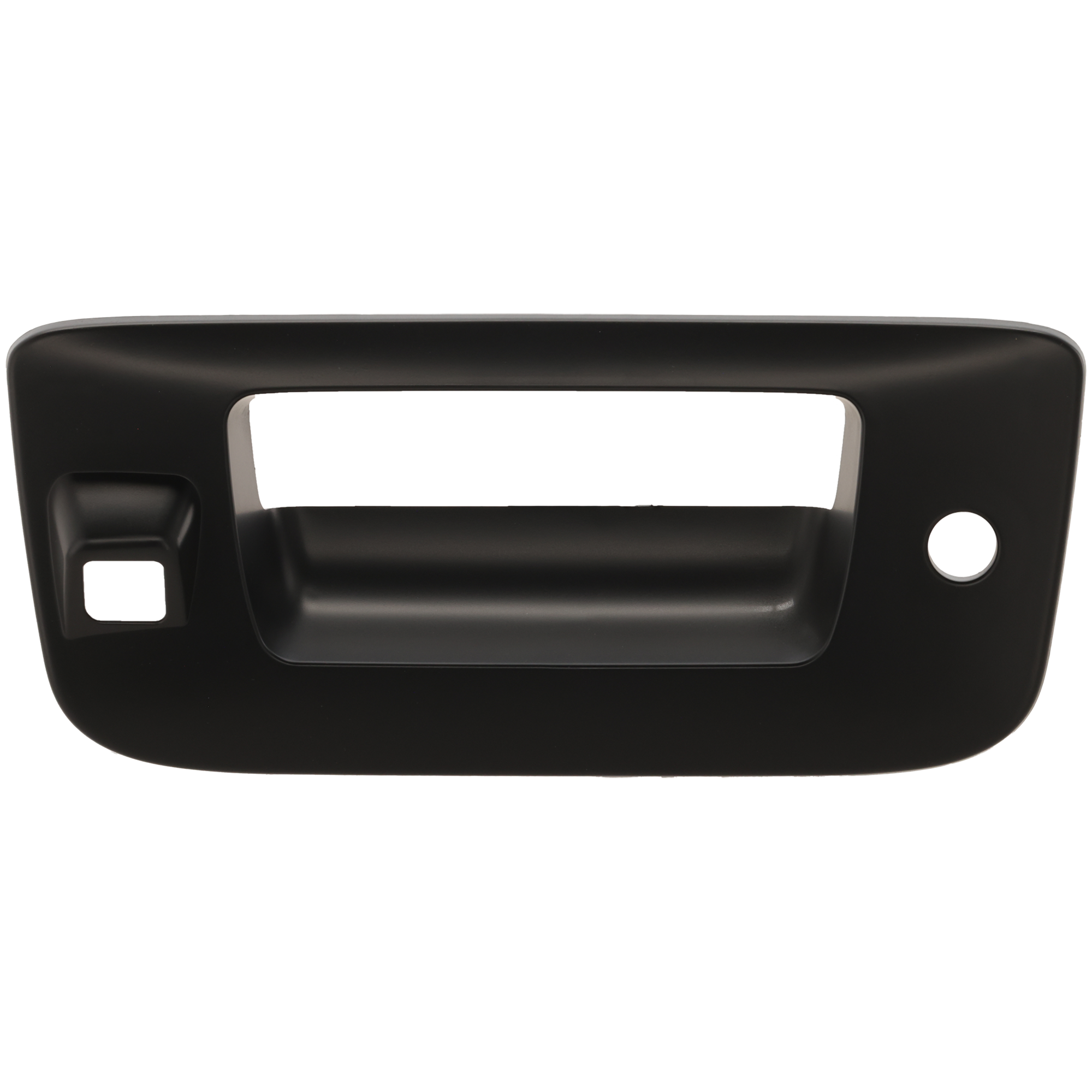 AM SILVERADO SIERRA 1500-07-13-2500-3500 HD 07-14 TAILGATE HANDLE BEZEL Outside Primed w Cam w Keyhole Excludes 2007 Classic SKU REPC580742