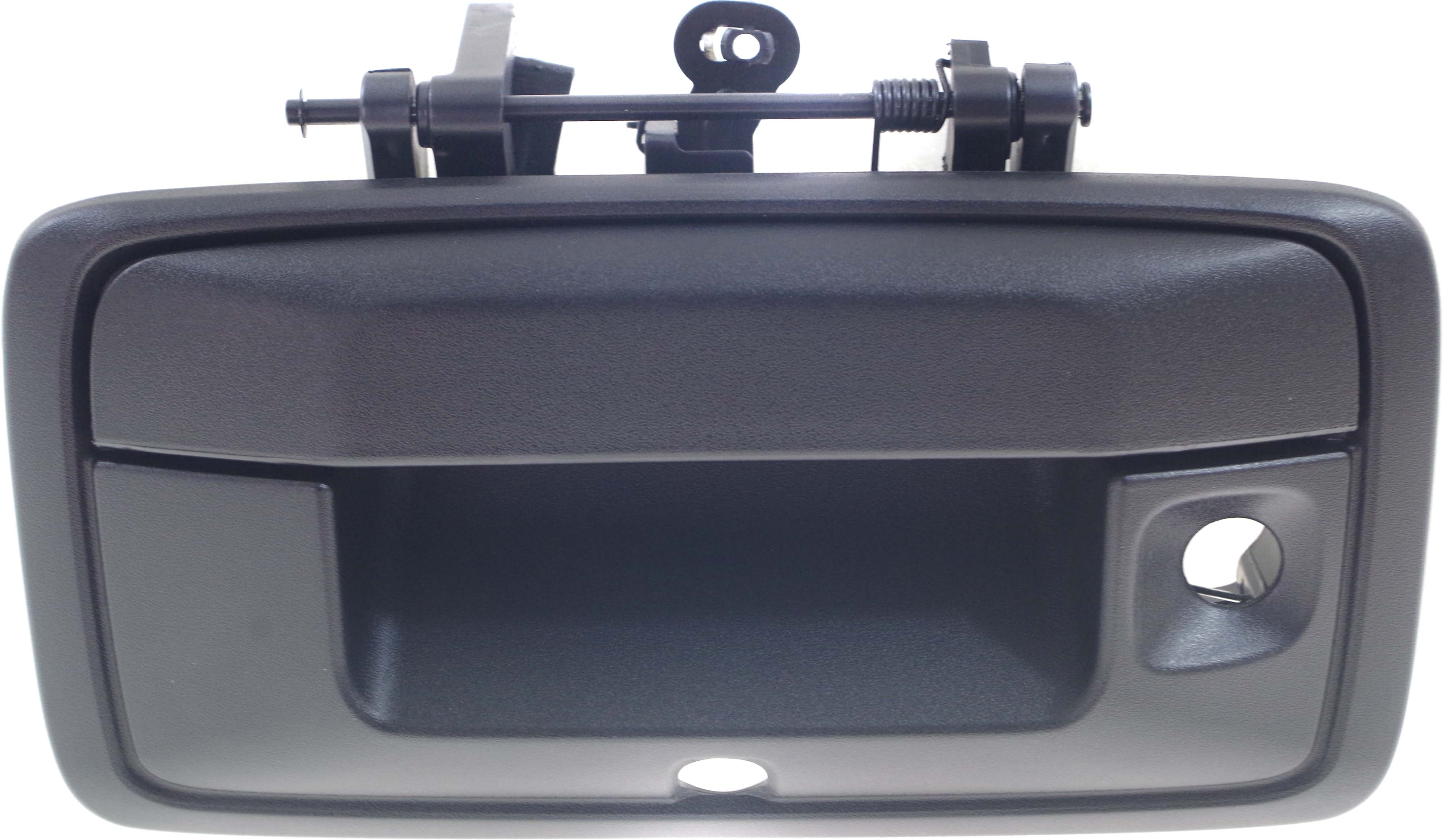 AM COLORADO 15-20 TAILGATE HANDLE Outside Txtd Blk w Cam Key Holes and Cable SKU REPC580757 WC OEM 23457650 PFM