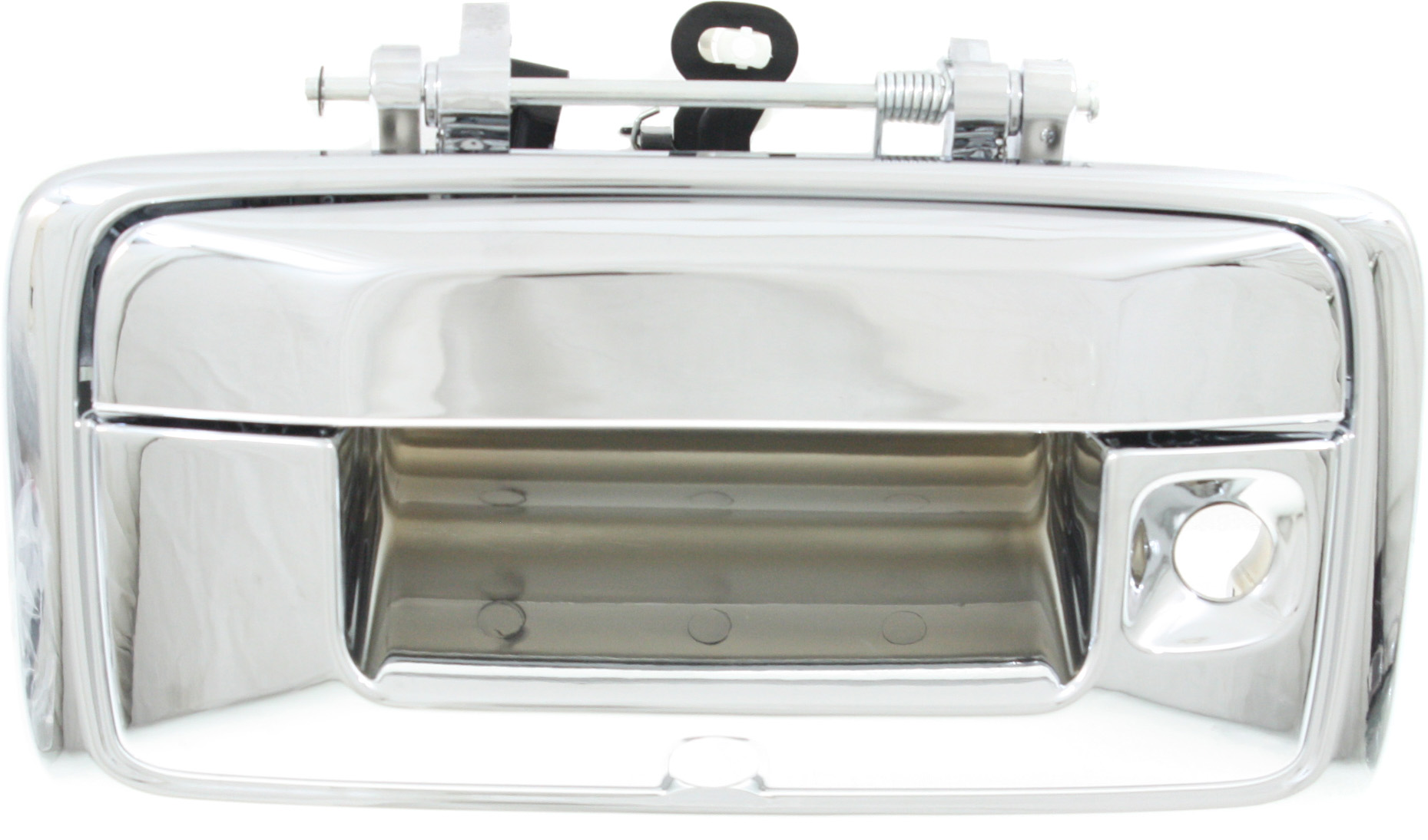 AM COLORADO 15-20 TAILGATE HANDLE Outside Chrome w Cam Key Holes and Cable SKU REPC580757C WC OEM 23457650 PFM