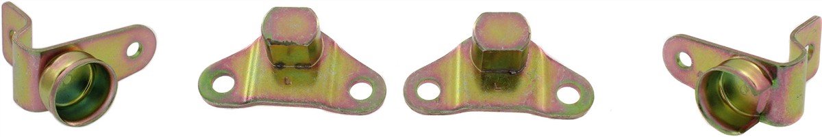 AM SILVERADO SIERRA 96-06 TAILGATE HINGE Set 4 Pcs. Mounted on Bed and Gate Side Includes 2007 Classic SKU REPC582902 OEM 15074252-15074253-15078745-150