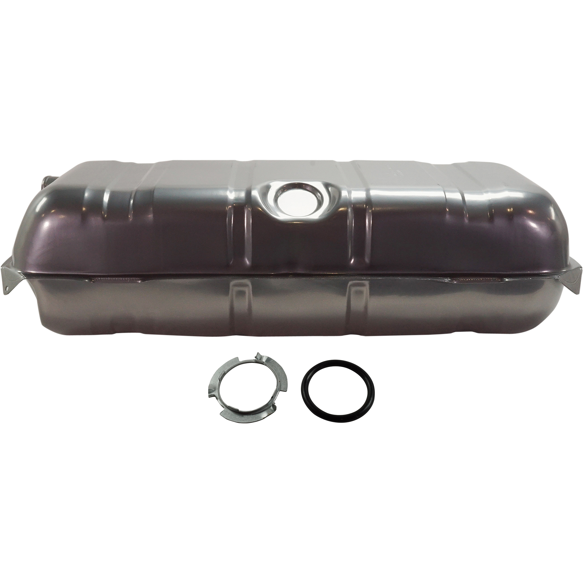 AM BEL AIR 61-64 FUEL TANK Steel Silver 20 Gallons 76 Liters 38-1-4 X 15-1-8 X 11-1-8 in. w Lock SKU REPC670109 OEM 3777685