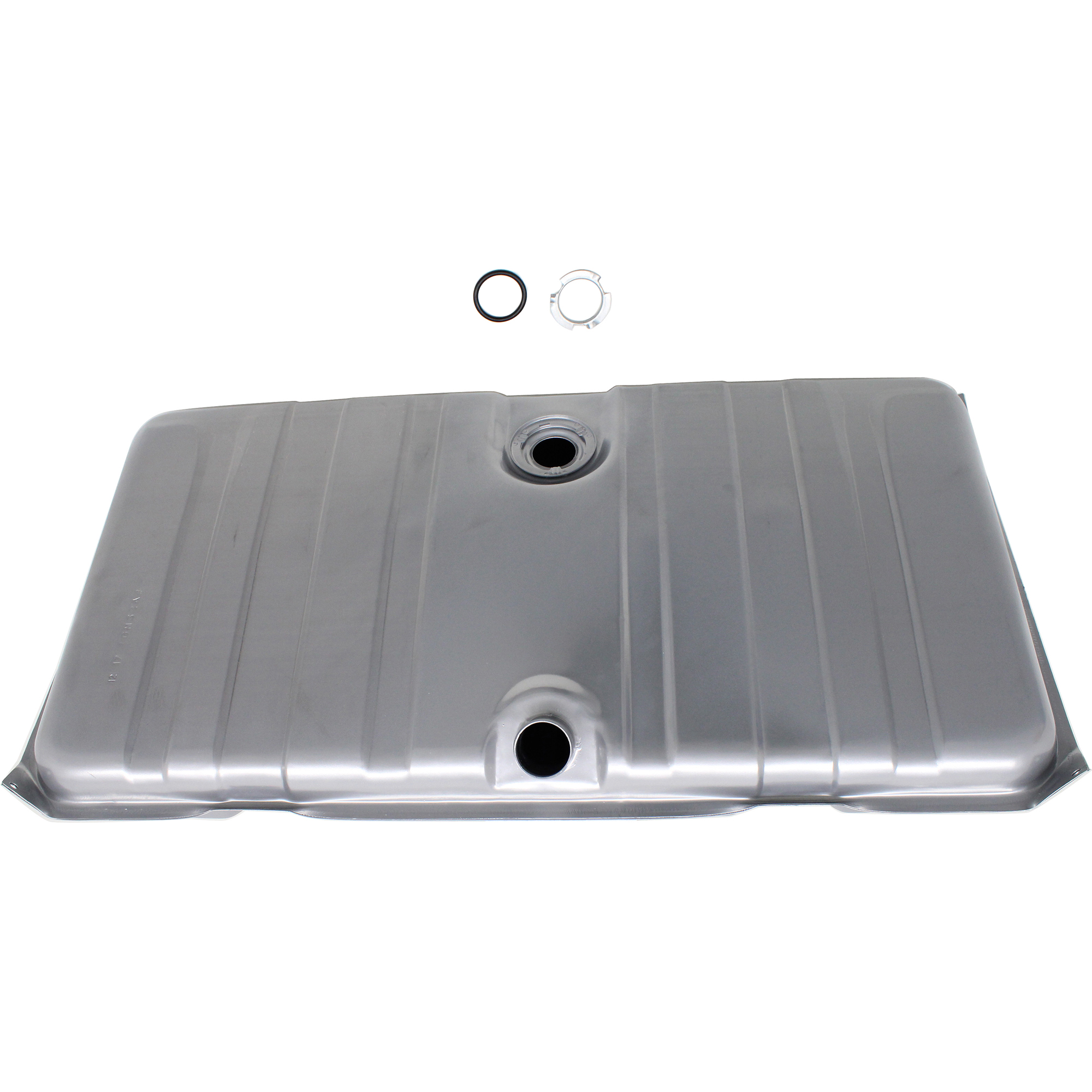 AM CAMARO FIREBIRD 67-68 FUEL TANK Galvanized Steel 18 Gallons 68 Liters 39-3-8 x 20-7-8 x 7-3-4 in. w Lock Ring SKU REPC670110 OEM 3912377