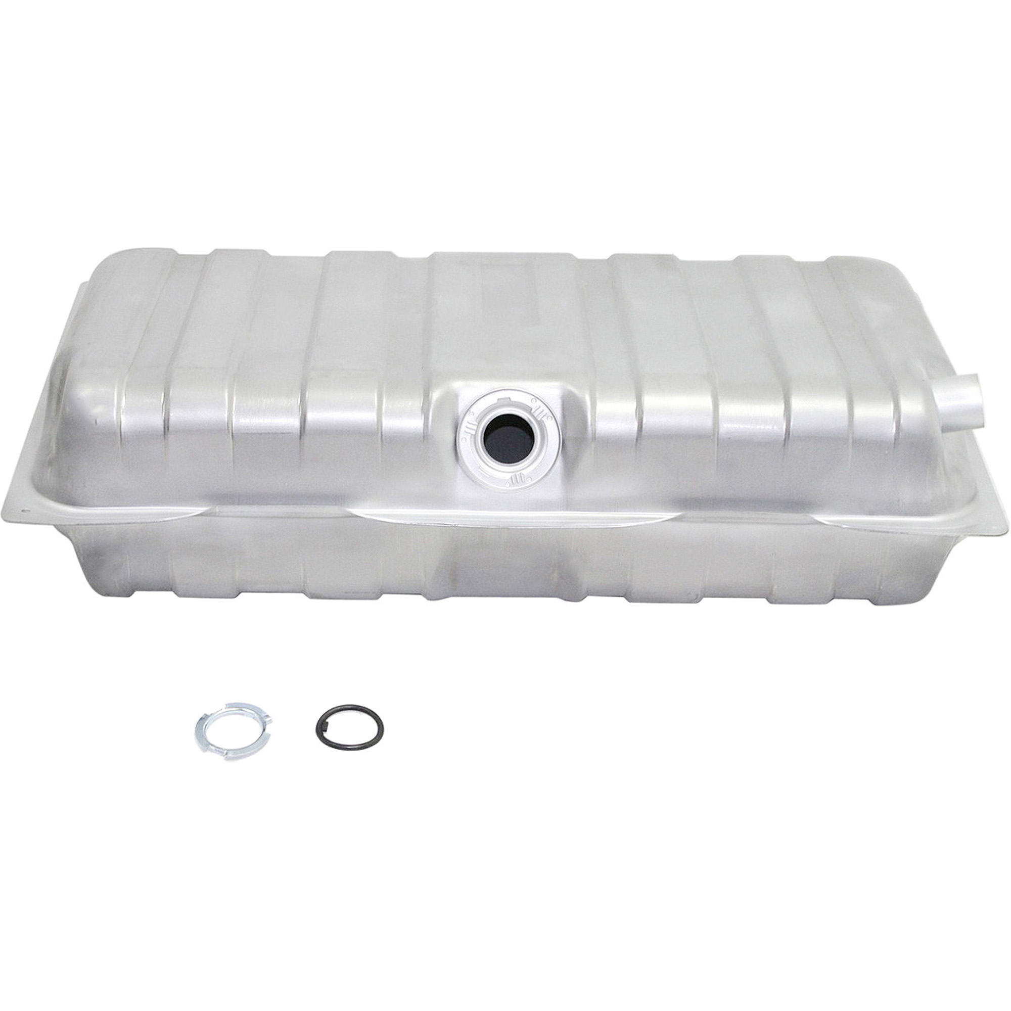 AM CHEVY II 62-67 FUEL TANK 16 Gal 61L 34-1-4 in. 18-7-8 x 8-3-4 in. Exc SW and 9 Pass Zinc Plate SKU REPC670156 OEM 3793946