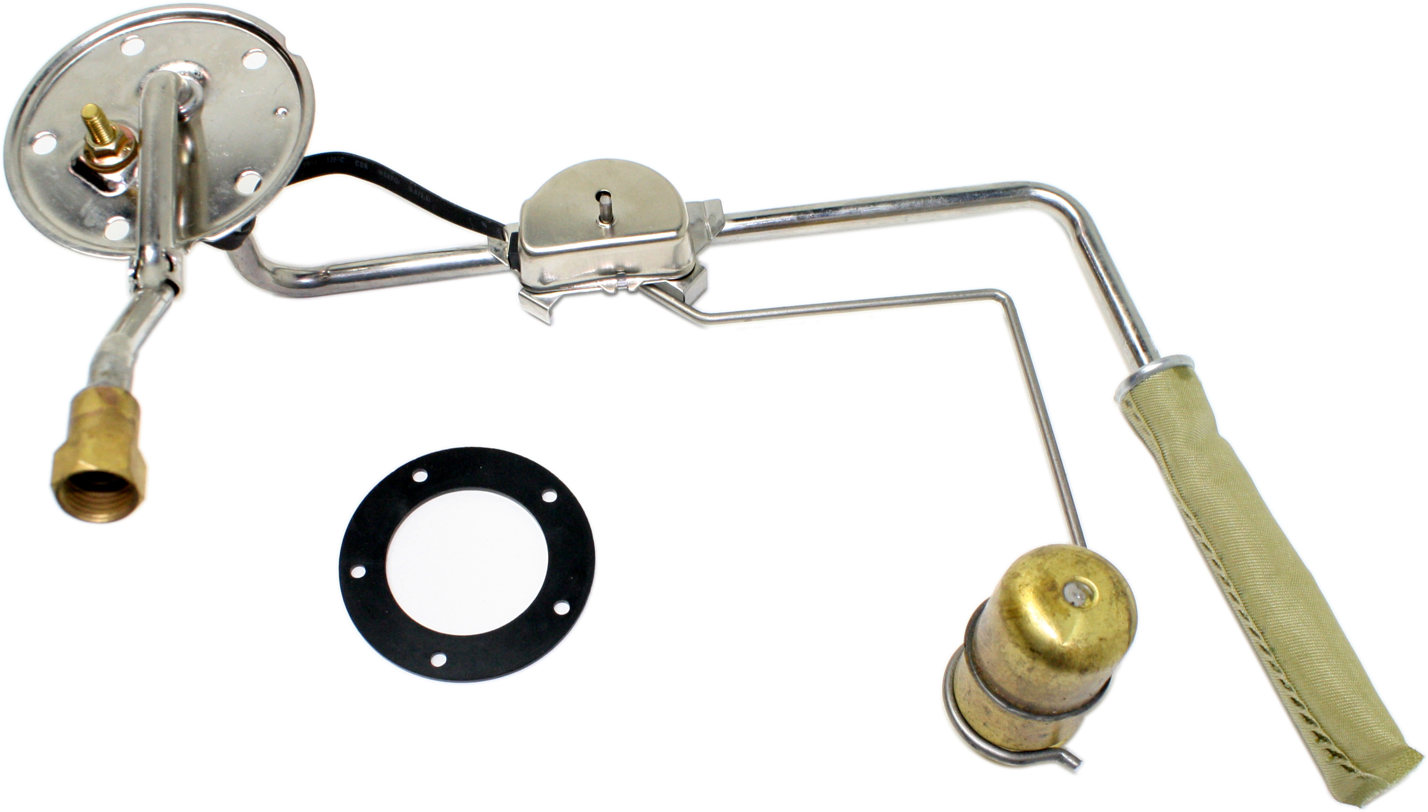 AM BEL AIR 55-57 FUEL SENDING UNIT 1 Port 5-16 in. outlet Stainless Steel w Lock Ring and Fuel Strainer Wagon Except 9 passengers SKU REPC670312 OEM 1518775