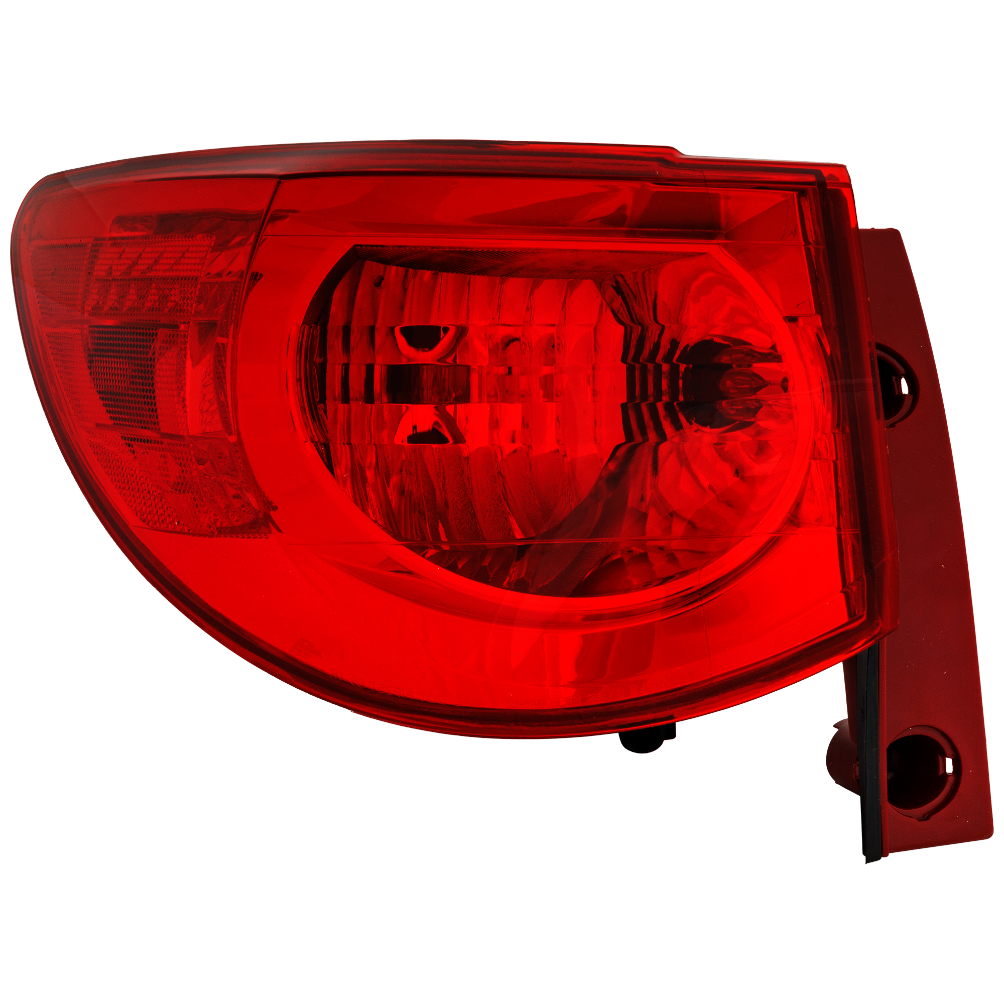 AM TRAVERSE 09-12 TAIL LAMP LH Outer Assembly Red Lens SKU REPC730124 Partslink GM2800238 OEM 15912687