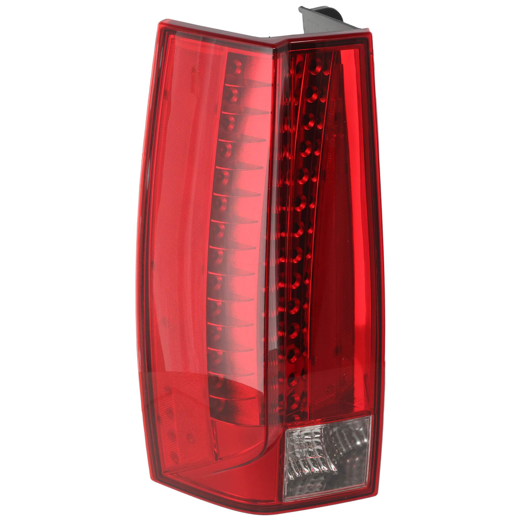 AM ESCALADE ESCALADE ESV 07-14 TAIL LAMP LH Assembly LED Red and Clear Lens Escalade ESV Base Model SKU REPC730128 Partslink GM2800232 OEM 22884387