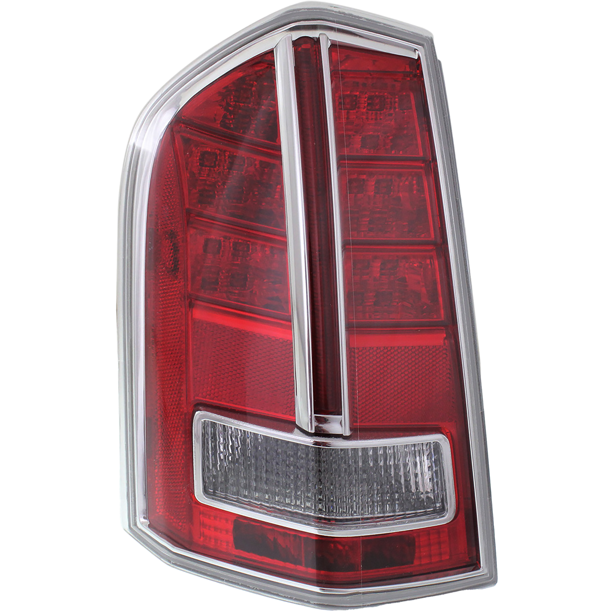 AM CHRYSLER 300-12-14 TAIL LAMP LH Assembly w Chrome Accent From 3-19-12 CAPA SKU REPC730178Q OEM 68154607AC PFM