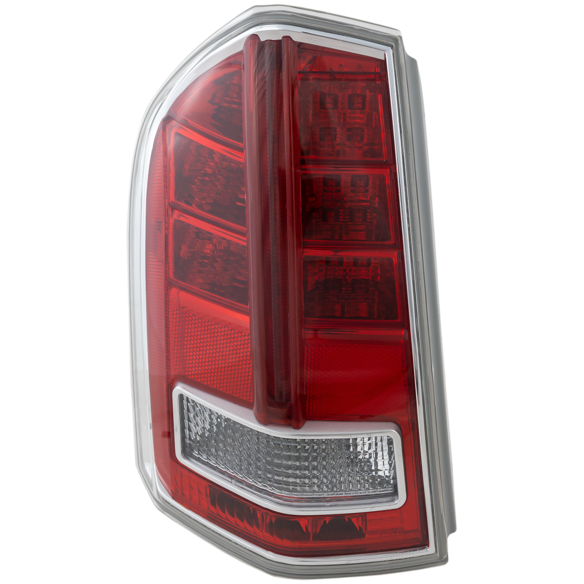 AM CHRYSLER 300-11-12 TAIL LAMP LH Assembly Halogen w Red Accent CAPA SKU REPC730316Q OEM 68042171AE PFM