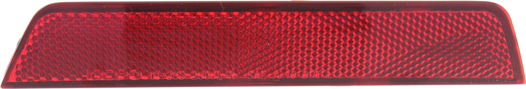 AM EQUINOX 10-17 REAR BUMPER REFLECTOR LH CAPA SKU REPC734902Q Partslink GM1184110C OEM 25803057