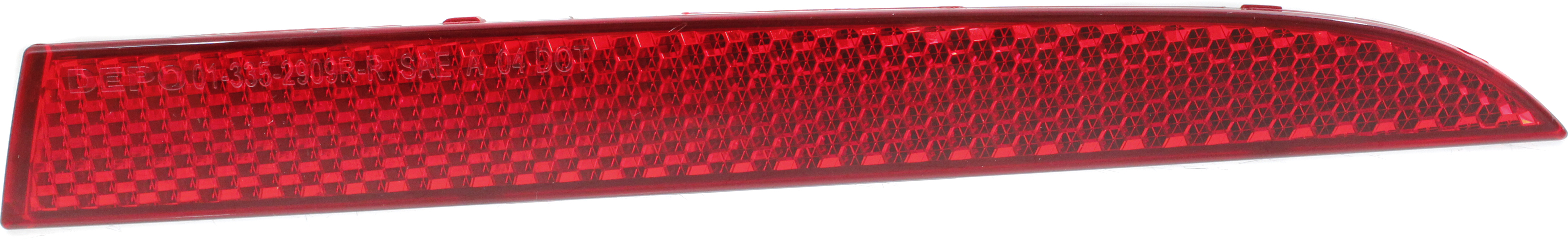 AM G8-08-09 ATS 13-19 CAMARO 16-24 REAR BUMPER REFLECTOR RH XT5 Except Livery Platinum Models Camaro LT SS LS LT1 ZL1 CAPA SKU REPC734907Q Partslink GM1185112C OEM 92282552