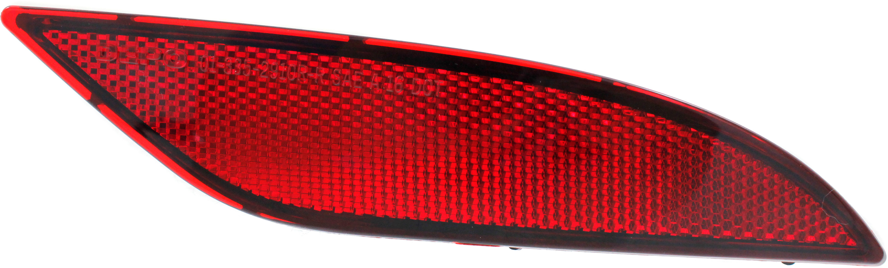 AM MALIBU 16-23 REAR BUMPER REFLECTOR RH Hybrid L LS LT Models CAPA SKU REPC734909Q Partslink GM1185113C OEM 23174490