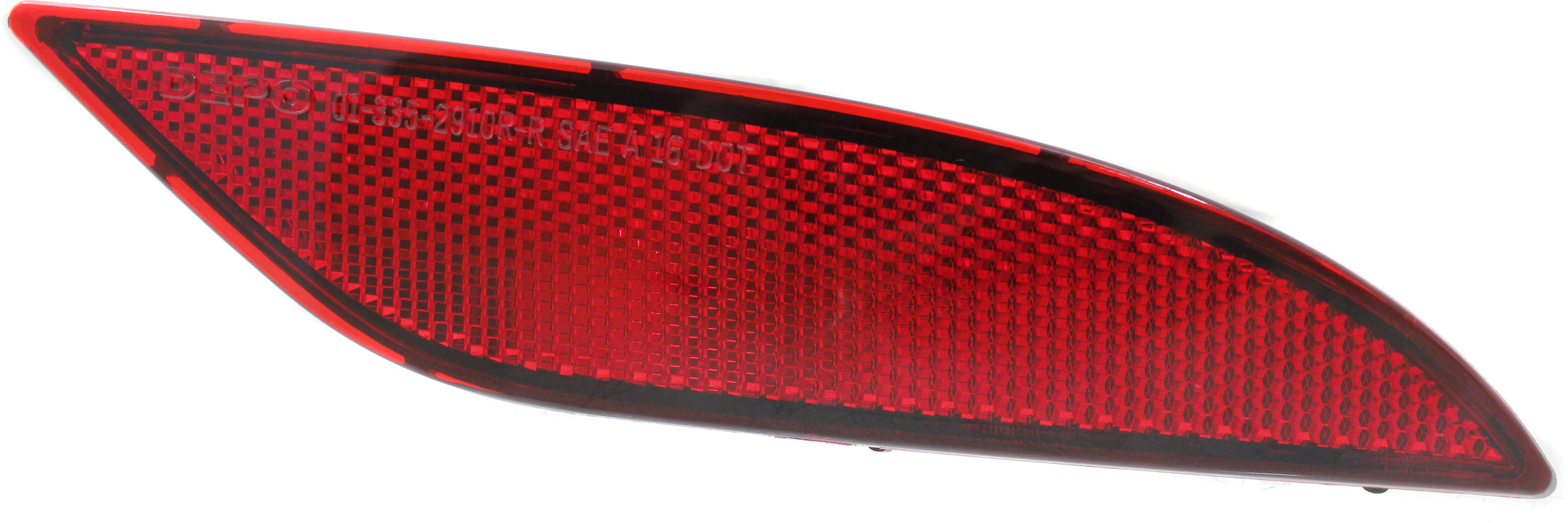 AM MALIBU 16-23 REAR BUMPER REFLECTOR RH Hybrid L LS LT Models SKU REPC734909 Partslink GM1185113 OEM 23174490