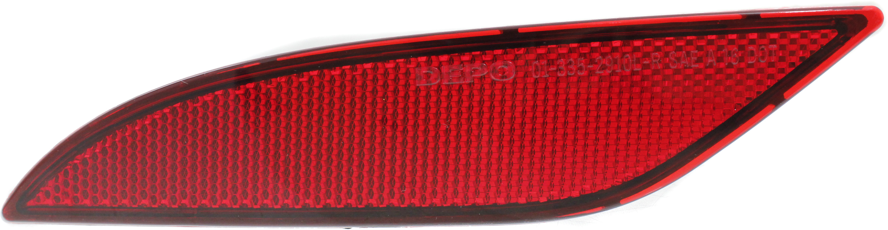 AM MALIBU 16-23 REAR BUMPER REFLECTOR LH Hybrid L LS LT Models SKU REPC734910 Partslink GM1184113 OEM 23174489