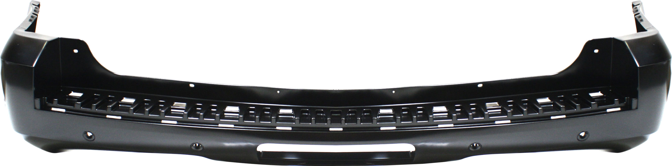 AM SUBURBAN 07-14 REAR BUMPER COVER Primed w Object Sensor Holes Suburban LS LT Models SKU REPC760107P Partslink GM1100787 OEM 20951791