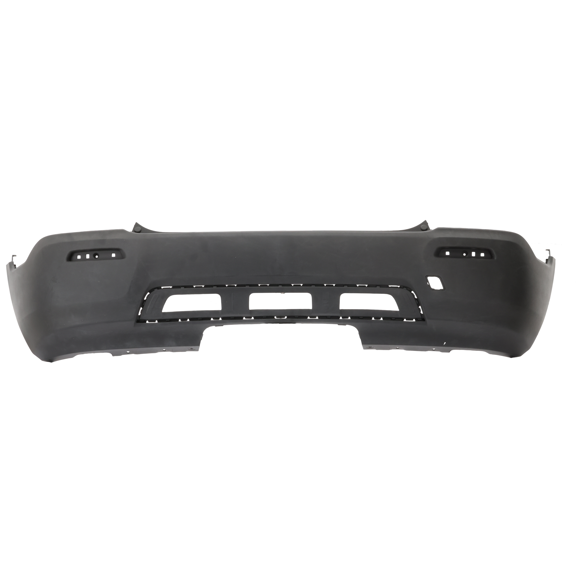 AM TRAX 13-16 REAR BUMPER COVER Textured w o Parking Aid Sensor Holes SKU REPC760134 Partslink GM1100920 OEM 95129003