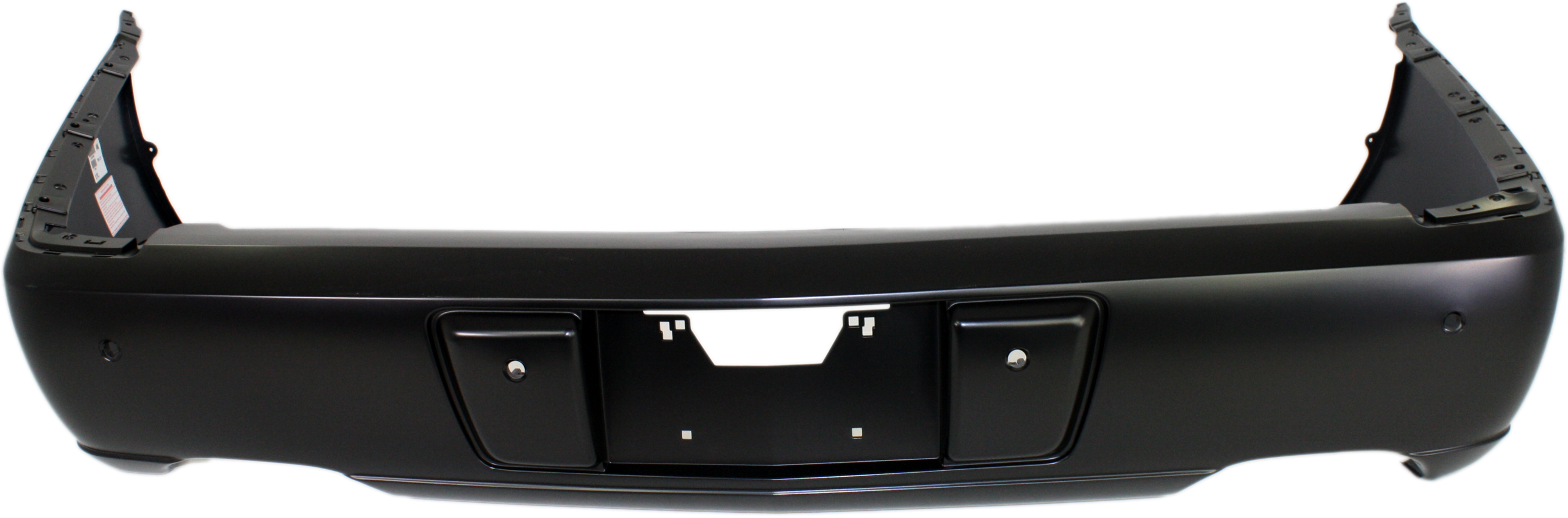AM DTS 06-11 REAR BUMPER COVER Primed w Obj Snsr Holes SKU REPC760139P Partslink GM1100776 OEM 15213398
