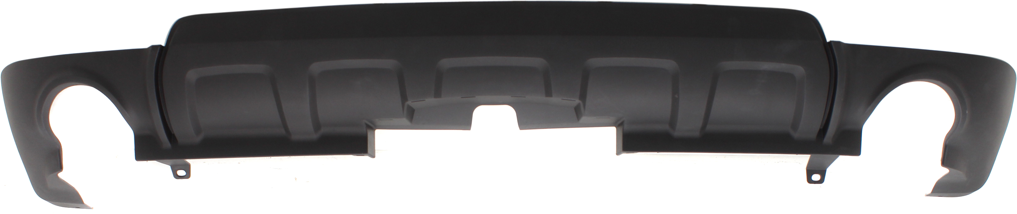 AM EQUINOX 10-15 REAR BUMPER COVER Lower Txtd w o Chrome Pkg and OS Holes w Dual Exh Holes LT Model CAPA SKU REPC760153Q Partslink GM1195121C OEM 25928167