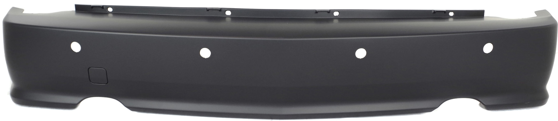 AM SRX 04-09 REAR BUMPER COVER Primed w o Sport Pkg w Rear Obj Snsr Holes SKU REPC760166P Partslink GM1100675 OEM 12335713