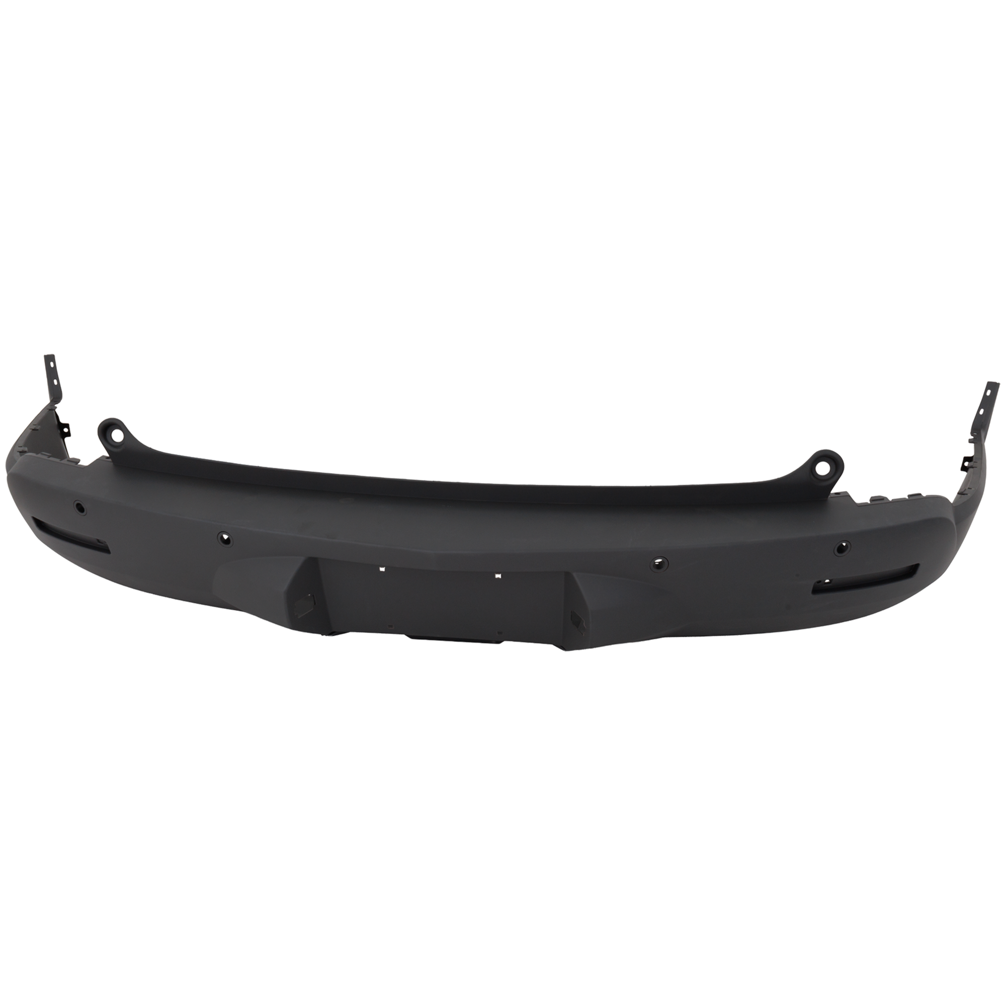 AM TRAVERSE 09-12 REAR BUMPER COVER Textured w ROS Holes and Single Exh Hole SKU REPC760175 Partslink GM1100842 OEM 20969813