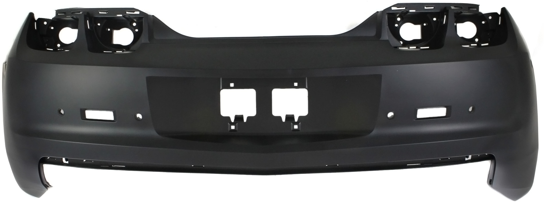 AM CAMARO 10-13 REAR BUMPER COVER Primed w Obj Snsr Holes Convertible Coupe CAPA SKU REPC760185PQ Partslink GM1100847C OEM 22766177