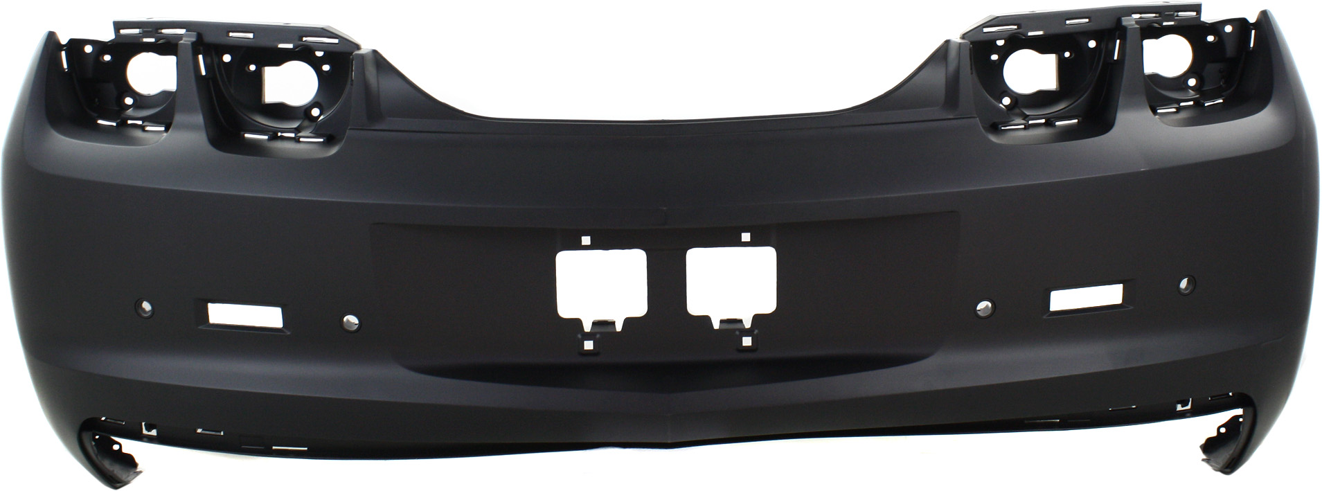 AM CAMARO 10-13 REAR BUMPER COVER Primed w Obj Snsr Holes Convertible Coupe SKU REPC760185P Partslink GM1100847 OEM 22766177
