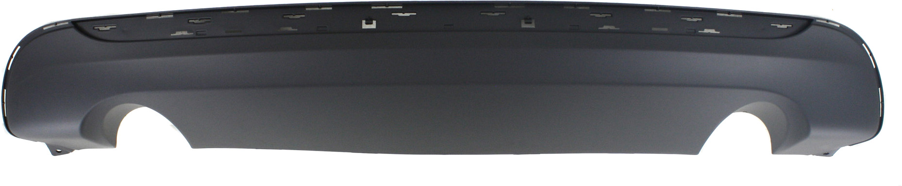 AM CHRYSLER 200-11-14 REAR LOWER VALANCE Lower Bumper Cover Textured Convertible 13-14 w Dual Exh Hole Sedan w Holes for Chrome Trim SKU REPC760196 Partslink CH1195108 OEM 68082035AC 68082035AB