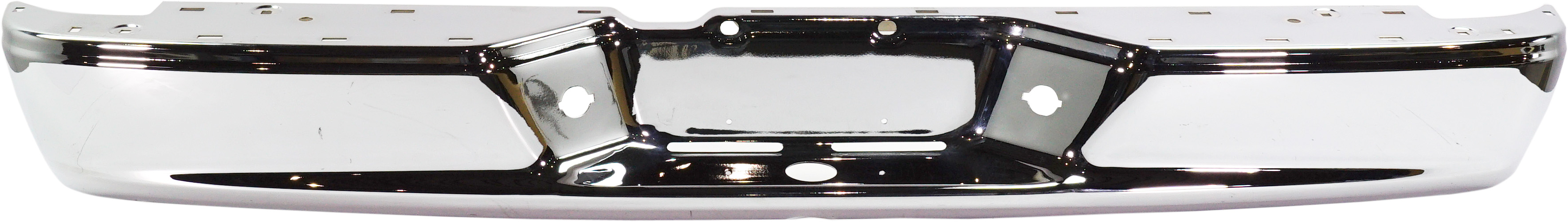 AM DAKOTA 05-11 STEP BUMPER FACE BAR ONLY w o Pad w Pad Provision w o Mounting Bracket Chrome SKU REPC760711 Partslink CH1102363 OEM 55077653AE