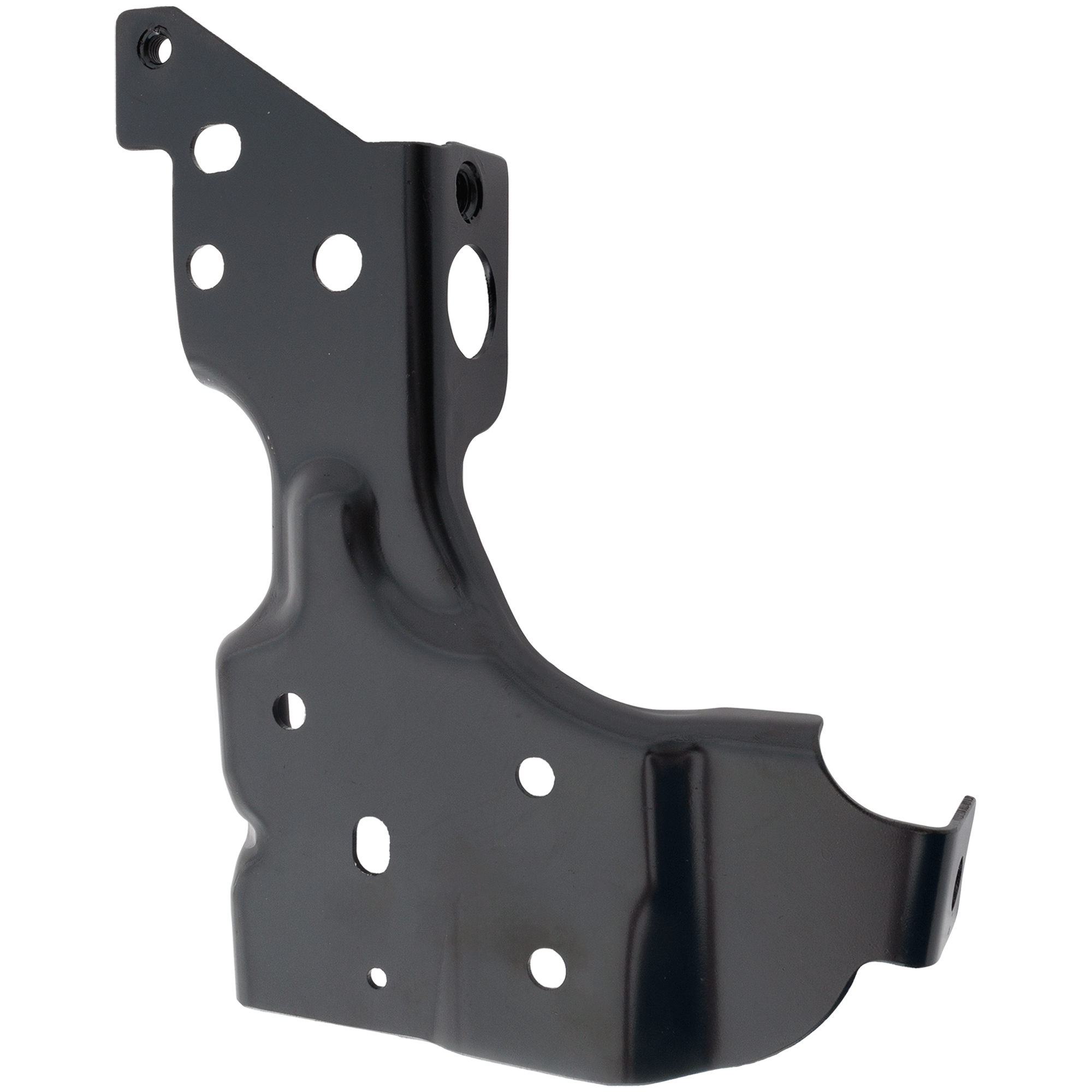 AM SILVERADO SIERRA 1500-14-19 REAR BUMPER BRACKET RH Mounting Bracket Black Steel w or w o Corner Step Includes 19 Silverado 1500 LD 19 Sierra 1500 Limited CAPA SKU REPC762733Q Partslink GM1163105C OEM 23108155