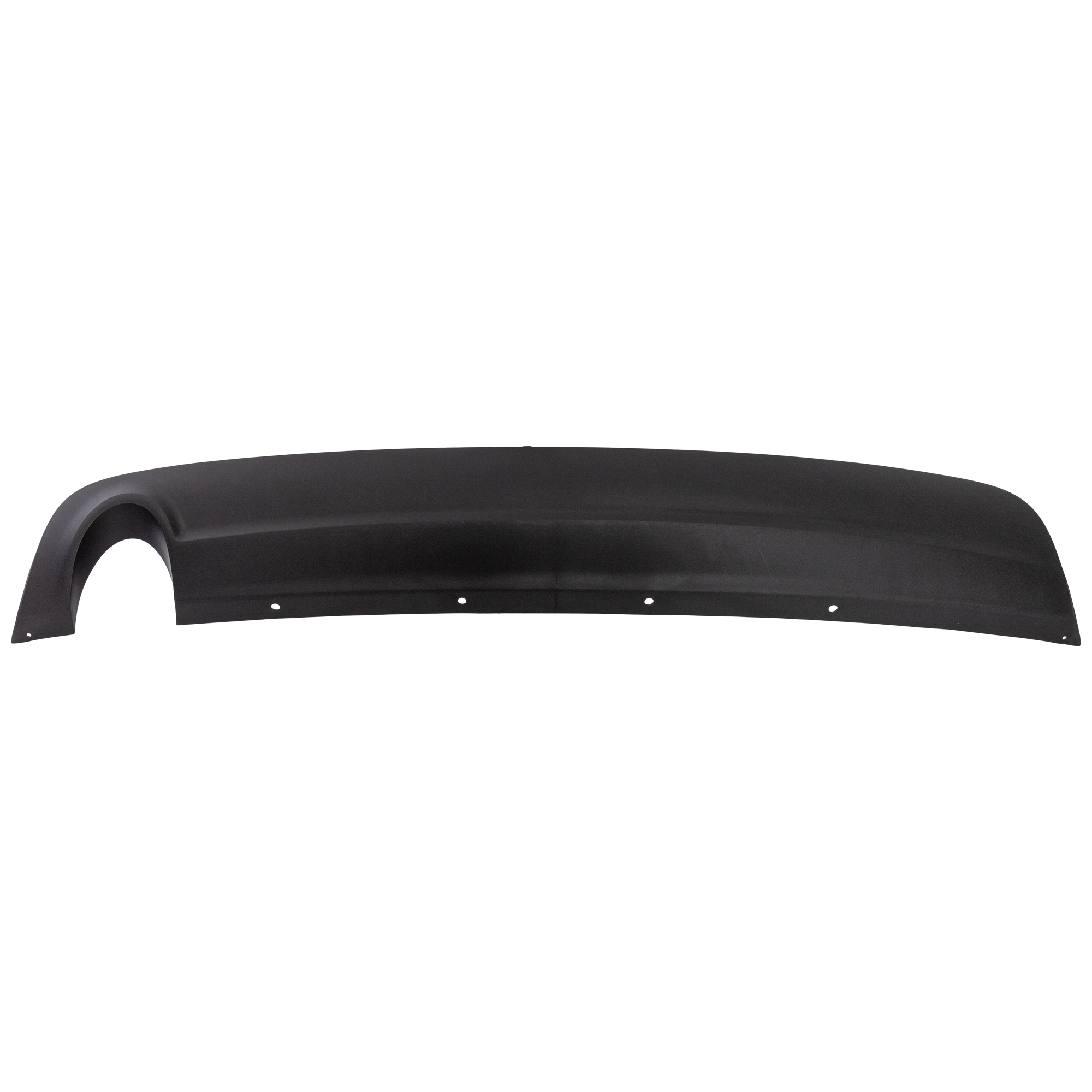 AM MALIBU 08-12 REAR LOWER VALANCE Bumper Cover Extension Textured w Single Exhaust Hole 2.4L 3.5 Eng SKU REPC764302 Partslink GM1195110 OEM 15831262