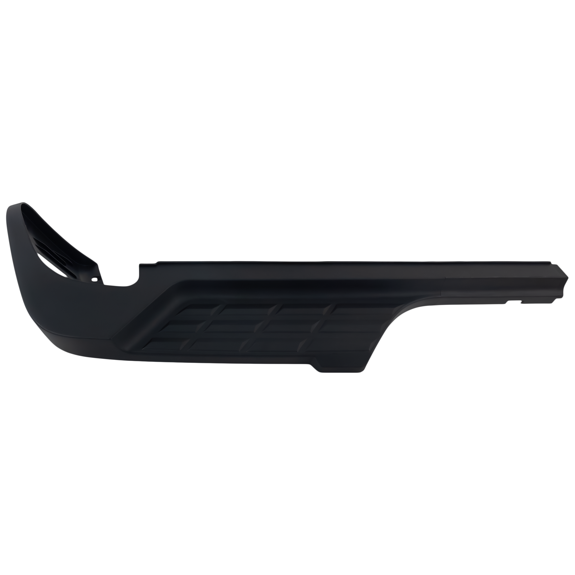 AM SILVERADO SIERRA 2500 HD 3500 HD 07-14 REAR BUMPER STEP PAD LH Outer Black Single Rear Wheels Excludes 2007 Classic SKU REPC764908 Partslink GM1191126 OEM 22792258