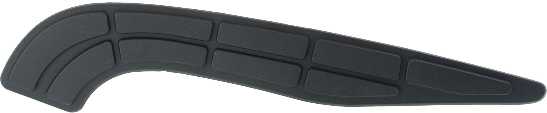 AM S10 PICKUP 94-04 REAR BUMPER STEP PAD LH Stepside Plastic Standard Cab Pickup SKU REPC764911 Partslink GM1191106 OEM 15714837