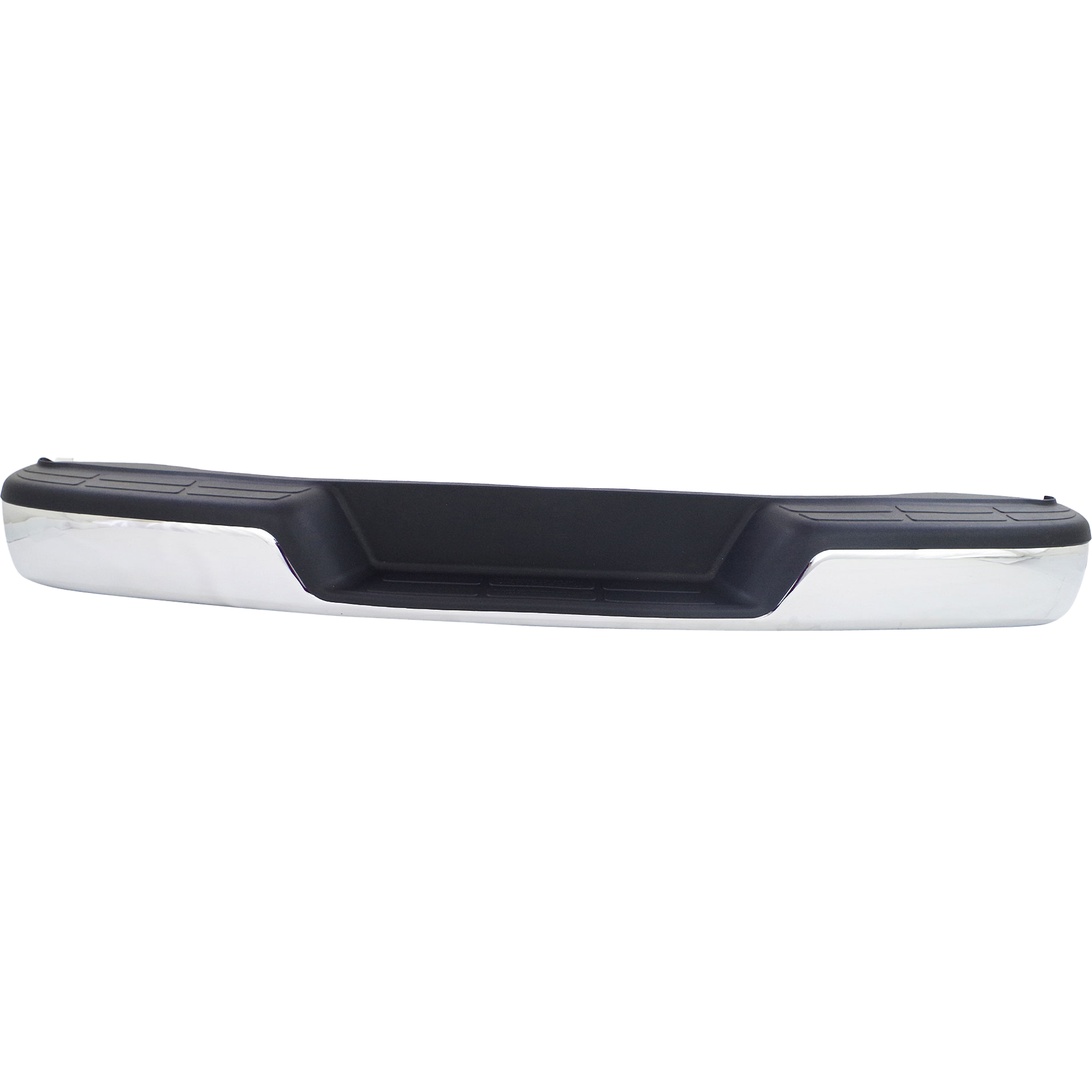 AM EXPRESS SAVANA 96-23 STEP BUMPER FACE BAR AND PAD w Pad Provision w o Mounting Bracket Chrome w o Object Sensor Holes SKU REPC823711 Partslink GM1103142 OEM 25962249