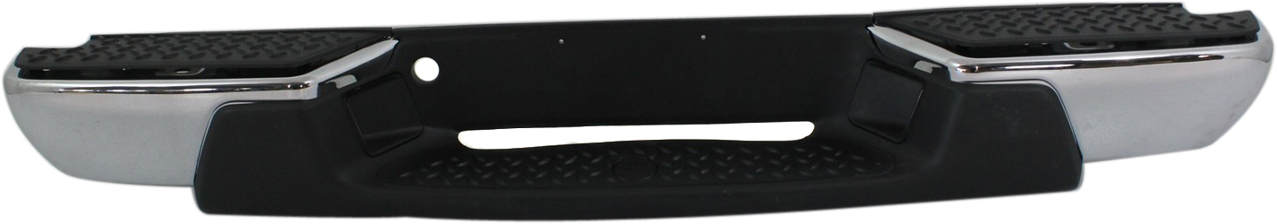 AM COLORADO CANYON 08-12 STEP BUMPER FACE BAR AND PAD w Pad Provision w o Mounting Bracket Chr w o Extreme and Towing Pkg All Cab Types SKU REPC823712 Partslink GM1103156 OEM 20815916 PFM