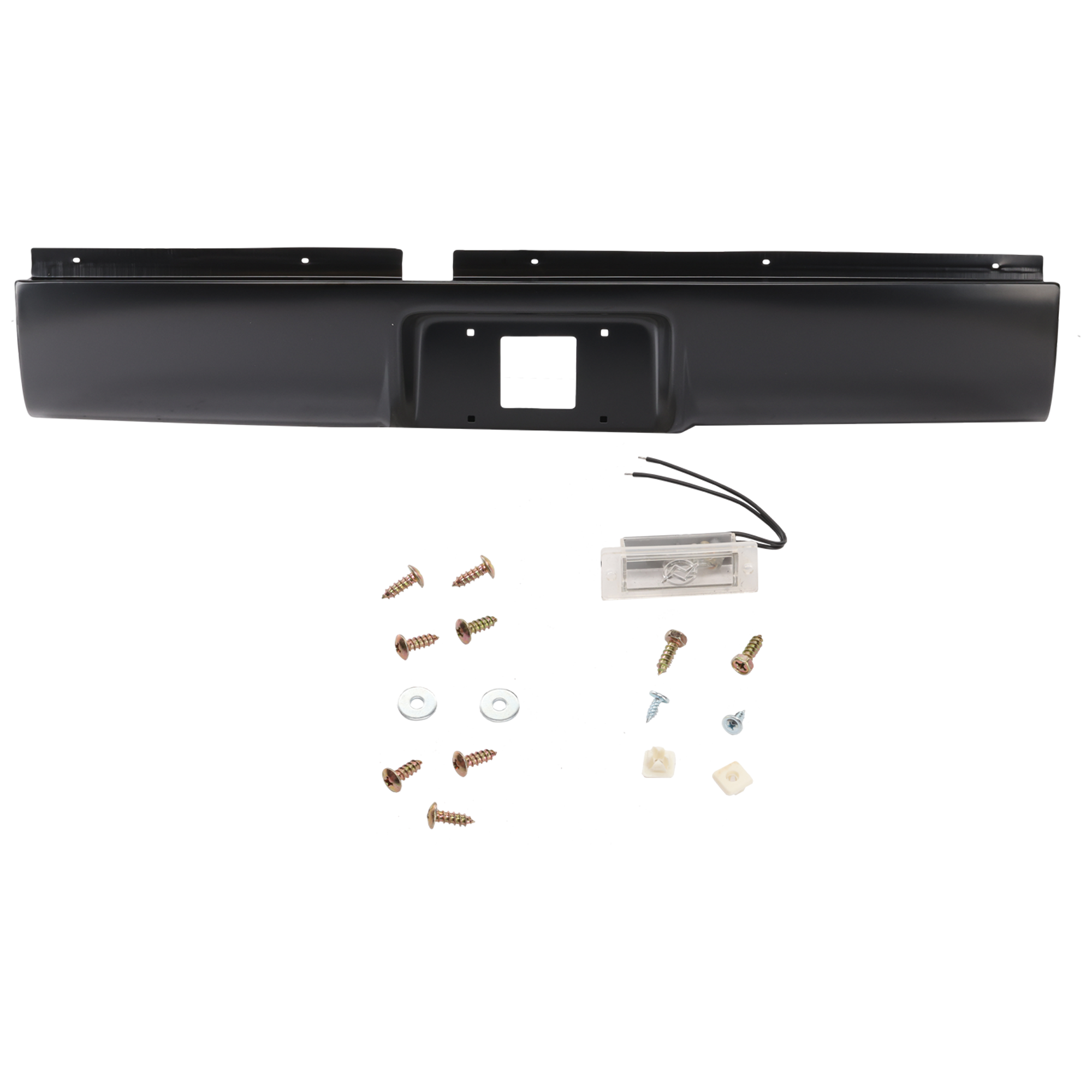 AM S10-94-03 REAR ROLL PAN Fleetside w License Plate Light Kit SKU REPC825509