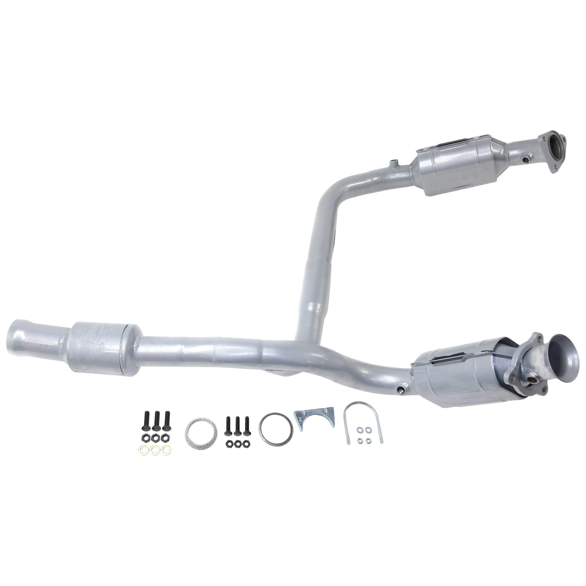 AM SILVERADO 1500 SIERRA 1500-09-13 CATALYTIC CONVERTER Y Pipe 4 Sensor Ports SKU REPC960322