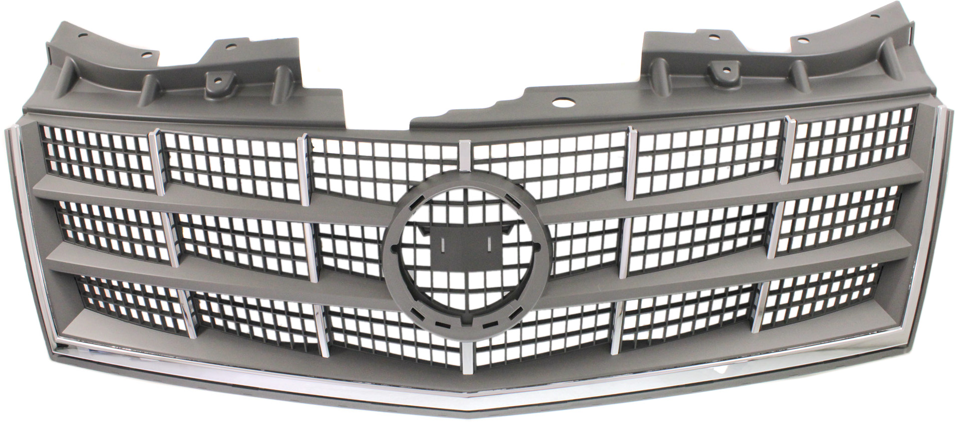 AM STS 08-11 GRILLE Gray Shell and Insert w o Adaptive Cruise Control and Platinum Edition SKU REPCD070103 Partslink GM1200659 OEM 25876961