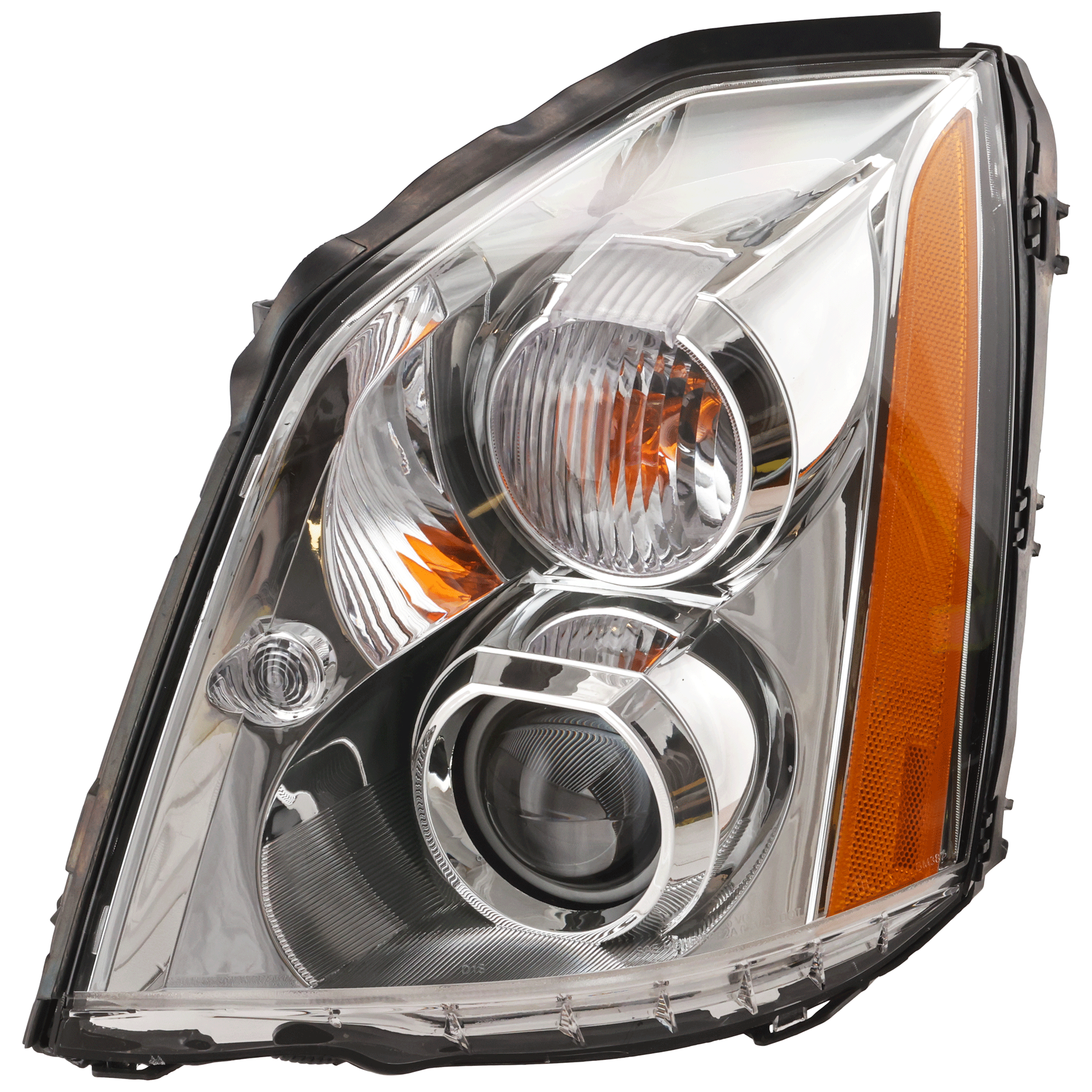 AM DTS 06-11 HEAD LAMP LH Lens and Housing HID Xenon w o HID Kit SKU REPCD100102 Partslink GM2502275 OEM 20861482