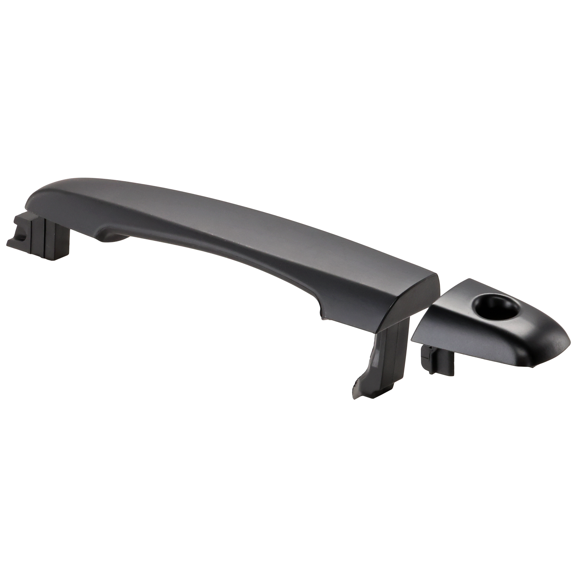 AM CTS 08-14 FRONT EXTERIOR DOOR HANDLE LH Primed Black w Hole w o Remote Start Sdn Wgn SKU REPCD462118 OEM 20806427