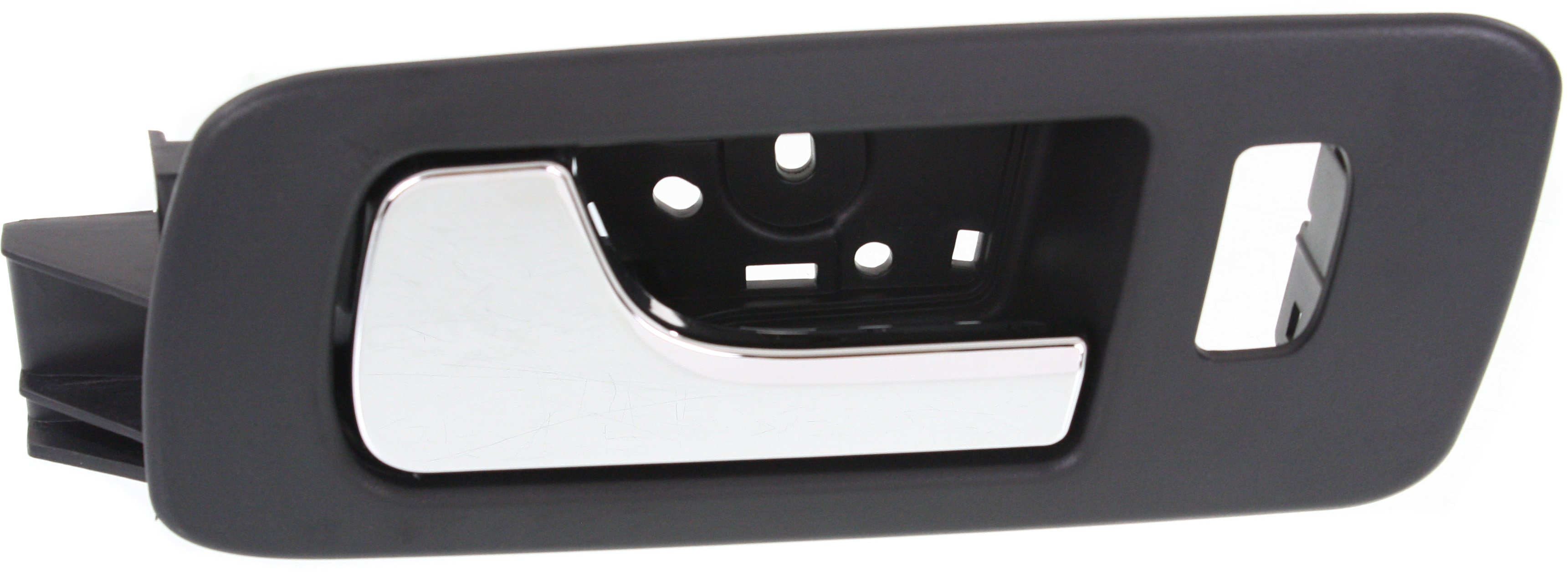 AM STS 05-11 FRONT INTERIOR DOOR HANDLE LH Chrome Lever+Black Housing Ebony Plastic SKU REPCD462122 OEM 10370353