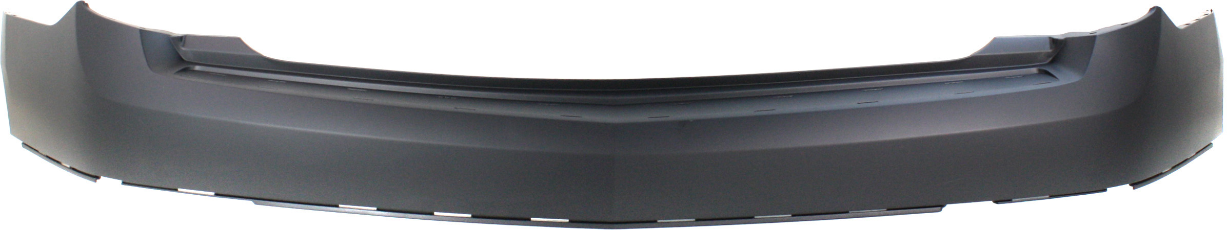 AM SRX 13-16 REAR BUMPER COVER Upper Primed w o Parking Aid Snsr Holes CAPA SKU REPCD760108PQ Partslink GM1100954C OEM 22764076