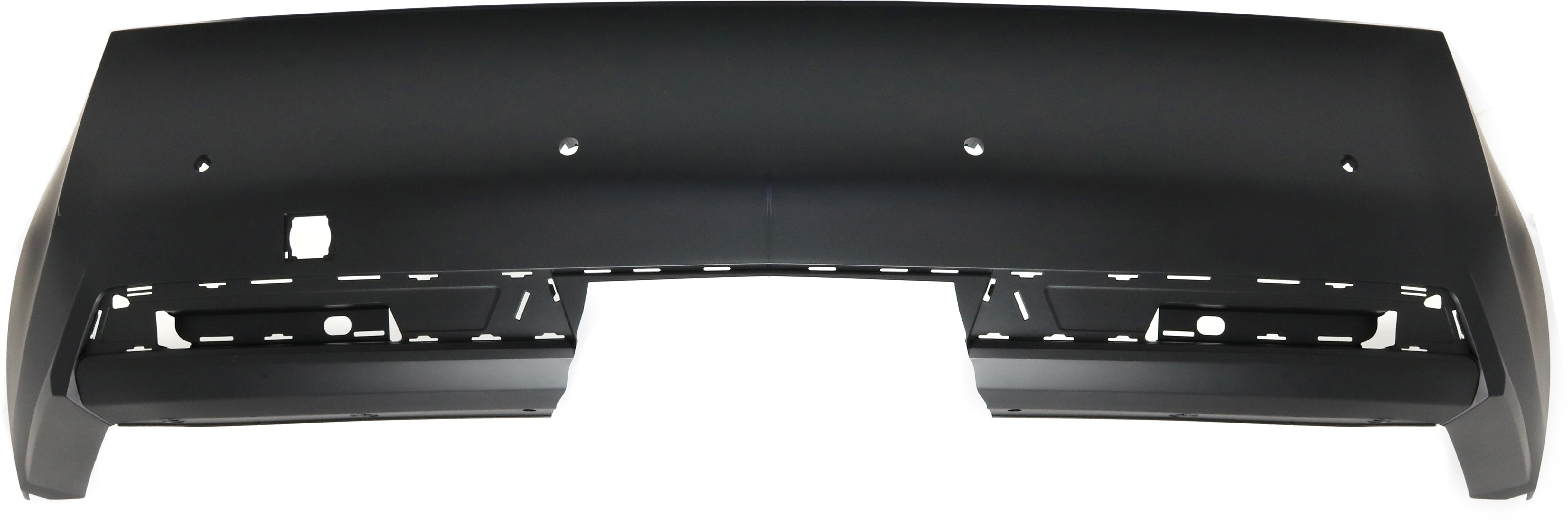 AM CTS 11-14 REAR BUMPER COVER Primed w o Side Object Sensor Holes V Model Coupe SKU REPCD760109P Partslink GM1100880 OEM 25958761