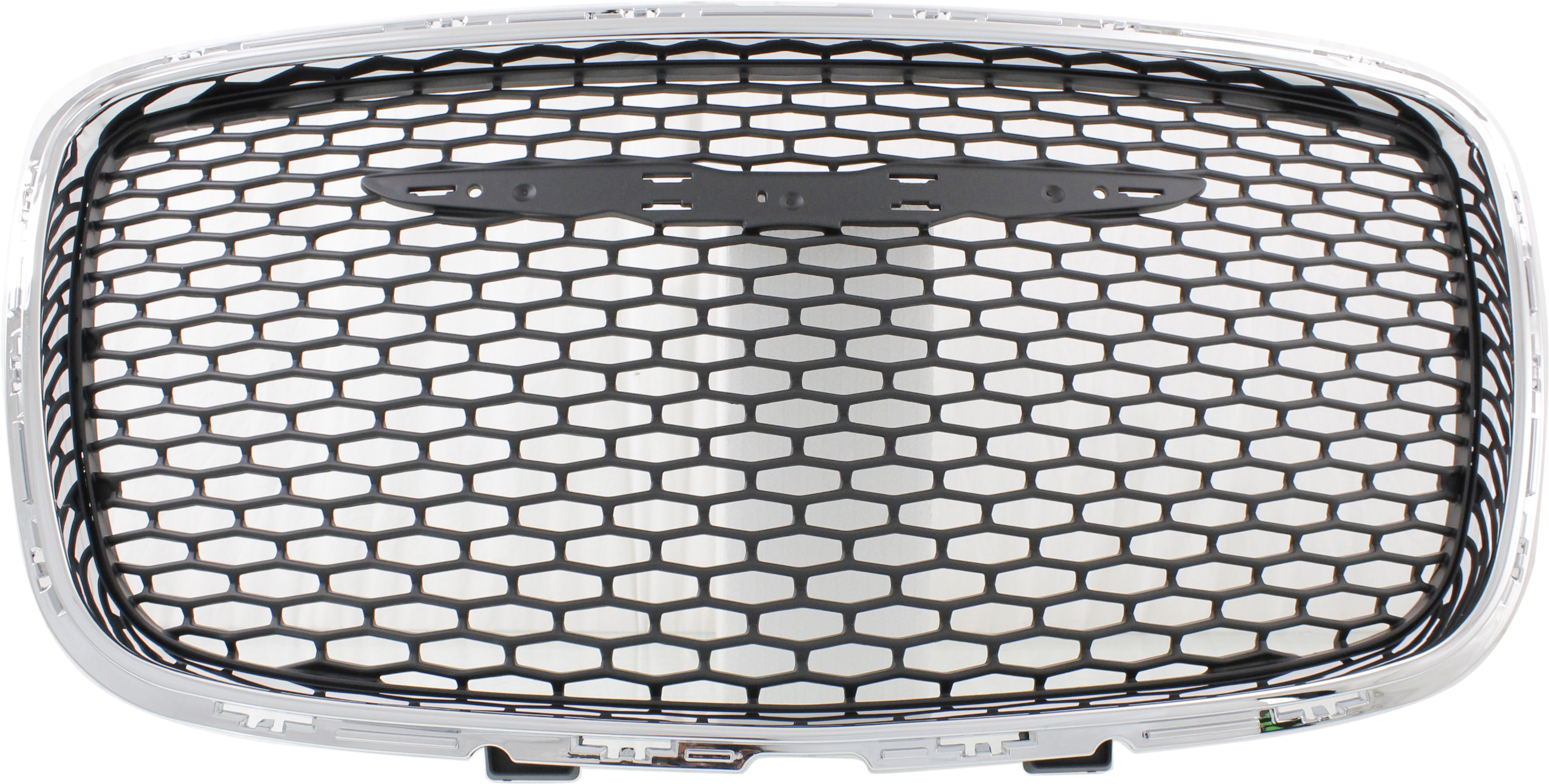 AM CHRYSLER 300-15-23 GRILLE Chrome Shell Painted Black Insert Type 2 SKU REPCH070106 Partslink CH1200395 OEM 5SW16RXFAE
