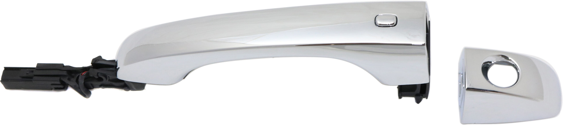 AM CHRYSLER 300 JOURNEY 11-20 FRONT EXTERIOR DOOR HANDLE LH Chr Hndle+Cvr w Keyhole w Pwr Bttn SKU REPCH462114 OEM 4589855AF 4589851AB