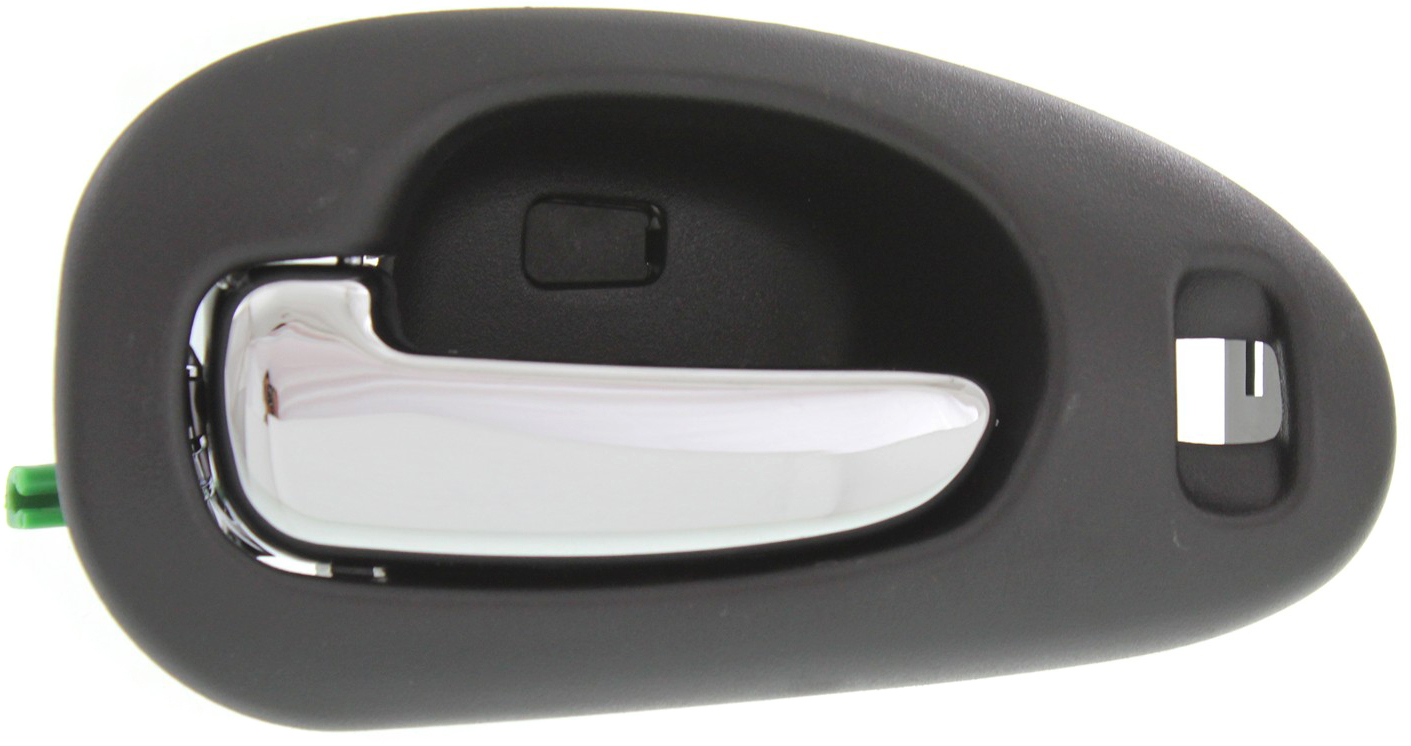 AM CONCORDE 98-04 FRONT INTERIOR DOOR HANDLE LH Chrome Black w 4 Nuts Sedan SKU REPCH462119 OEM 5102849AA